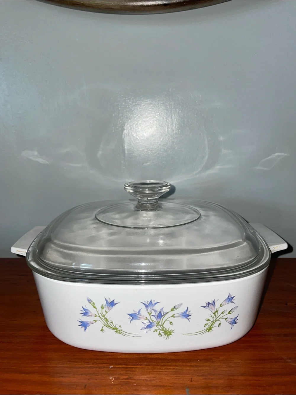 Vintage CorningWare Blue Dusk A-1.5-B 1.5L Casserole Glass Lid USA